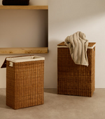 INDALI Set of 2 rattan baskets, 44 x 27 cm / 37 x 23 cm