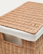 INDALI Set of 2 rattan baskets, 44 x 27 cm / 37 x 23 cm