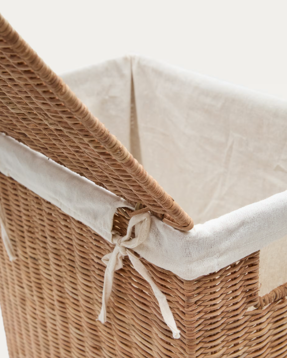 INDALI Set of 2 rattan baskets, 44 x 27 cm / 37 x 23 cm
