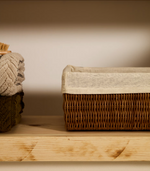 INDALI Set of 2 rattan baskets, 32 x 25 cm / 28 x 20 cm