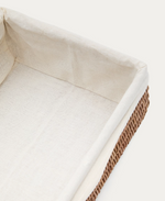 INDALI Set of 2 rattan baskets, 32 x 25 cm / 28 x 20 cm