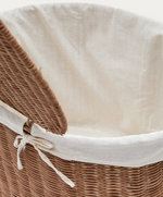 INDALI Set of 2 rattan baskets, Ø 50 cm / Ø 55 cm