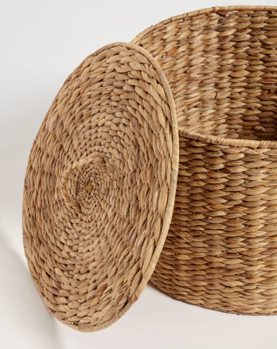 YESSIRA Natural fibre clothes basket, 45 cm