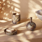 SPALSH Beige marble soap dispenser