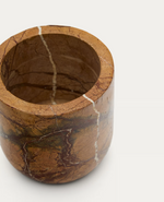 SPALSH Beige marble toothbrush holder