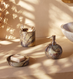 SPALSH Beige marble toothbrush holder