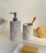 SAVEL Grey Stoneware Toothbrush Holder