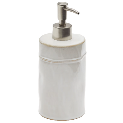 SAVEL Grey stoneware soap dispenser