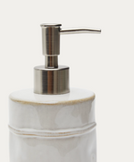 SAVEL Grey stoneware soap dispenser