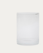 ARLEM  Clear glass toothbrush holder