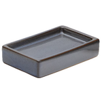 SILVET Soap dish made of gray stoneware