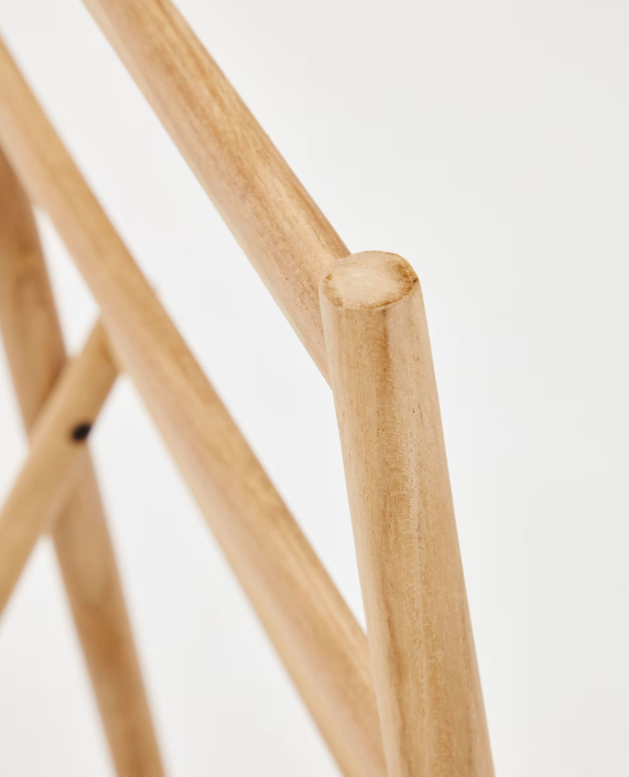 ROXANA Towel rack in solid teak, 50 x 95 cm