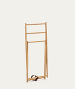 ROXANA Towel rack in solid teak, 50 x 95 cm