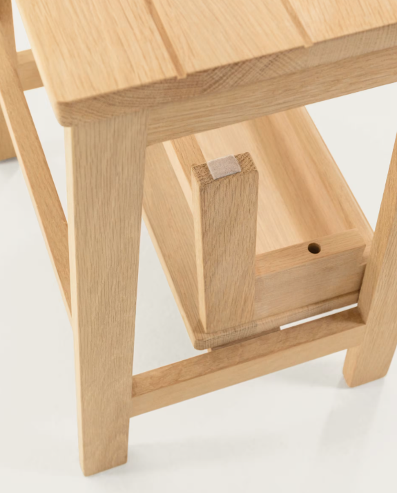 NELL Stool with ladder 40 x 43 cm