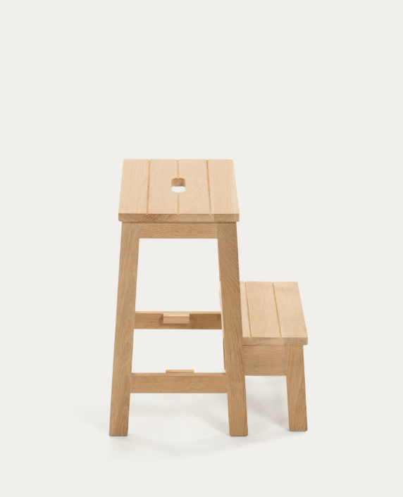 NELL Stool with ladder 40 x 43 cm