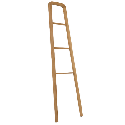 ULIANA Solid teak towel rail with natural finish 50 x 160 cm