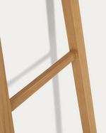 ULIANA Solid teak towel rail with natural finish 50 x 160 cm