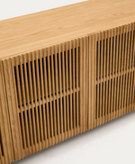 BEYLA Komoda s 4 vrata od punog hrasta i hrastovog furnira 180 x 71,5 cm FSC 100%