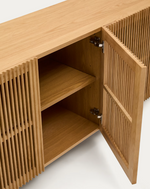 BEYLA Komoda s 4 vrata od punog hrasta i hrastovog furnira 180 x 71,5 cm FSC 100%