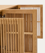 BEYLA Komoda s 4 vrata od punog hrasta i hrastovog furnira 180 x 71,5 cm FSC 100%