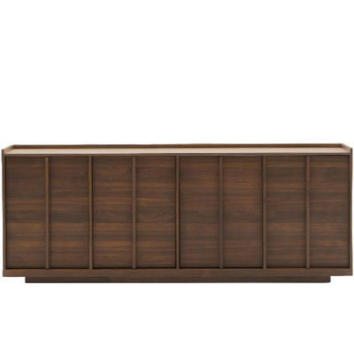 ONIX Sideboard with a walnut veneer in a dark finish, 200 x 80 cm FSC Mix Credit