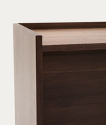 ONIX Sideboard with a walnut veneer in a dark finish, 200 x 80 cm FSC Mix Credit