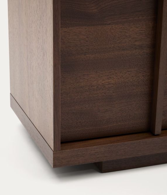 ONIX Sideboard with a walnut veneer in a dark finish, 200 x 80 cm FSC Mix Credit