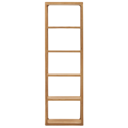 MAYMAI Shelf with solid oak structure 60 x 193 cm