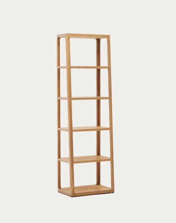MAYMAI Polica s masivnom hrastovom konstrukcijom 60 x 193 cm