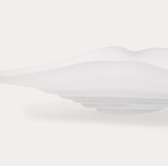 ONDARO  Frosted glass centrepiece 11cm