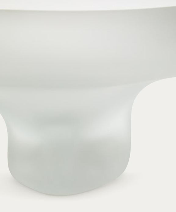 ONDARO Frosted glass centrepiece 15cm