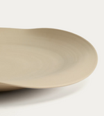 EBENOR Beige ceramic table centerpiece Ø 30 cm