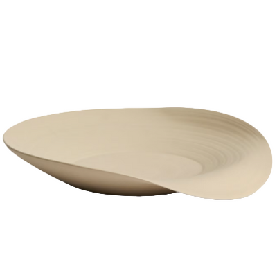 EBENOR Beige ceramic centerpiece Ø 40 cm