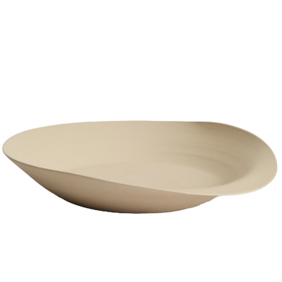 EBENOR Beige ceramic centerpiece Ø 53 cm