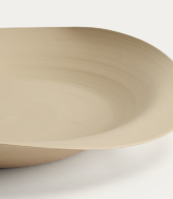 EBENOR Bež keramički središnji ukras Ø 53 cm