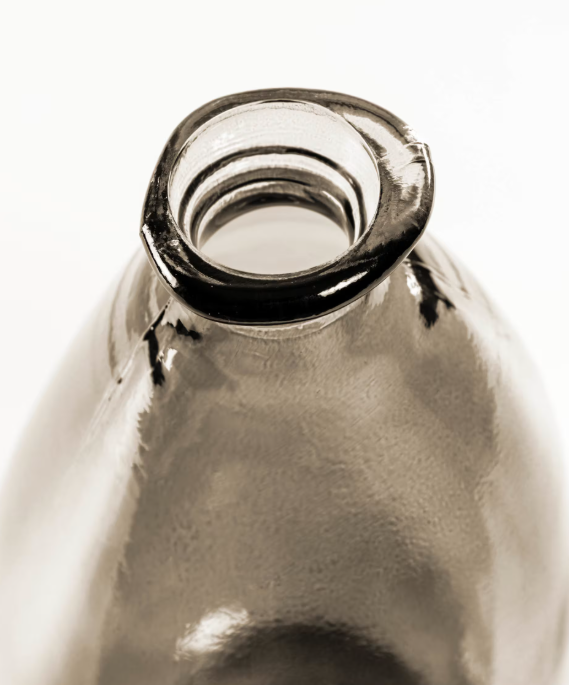 BRENNA Medium brown vase