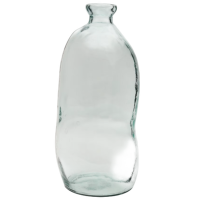 BRENNA Vaza od 100% recikliranog prozirnog stakla, 73 cm