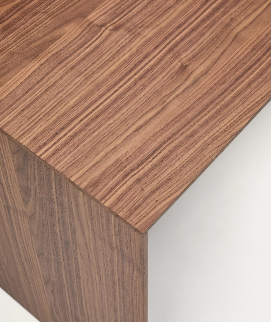 LITTO Radni stol od furnira oraha 140 x 60 cm