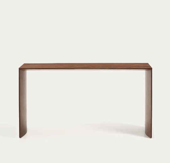 LITTO Radni stol od furnira oraha 140 x 60 cm