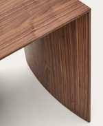 LITTO Radni stol od furnira oraha 140 x 60 cm