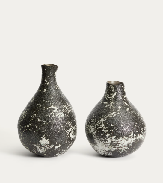 ORELIN Keramička vaza u crnoj i bijeloj boji 30 cm