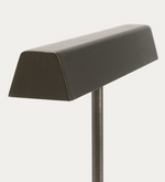 LYNOR Stolna lampa od brušenog metala s podnožjem od bijelog mramora