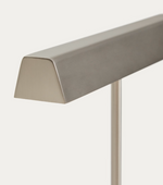 LYNOR Stolna lampa od brušenog metala s podnožjem od crnog mramora