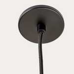 NUVIRA Stropna lampa od crnog satenskog metala