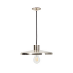 NUVIRA Stropna lampa od svijetlo sivog brušenog metala