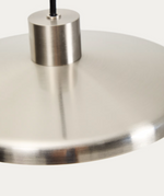 NUVIRA Stropna lampa od svijetlo sivog brušenog metala