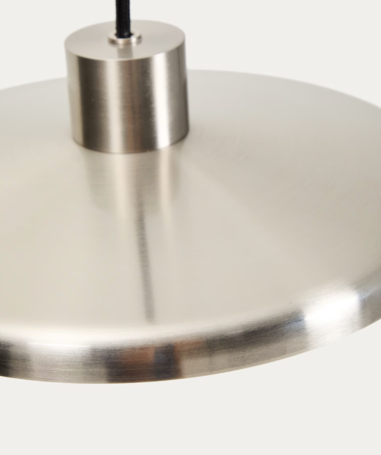 NUVIRA Stropna lampa od svijetlo sivog brušenog metala