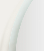 MERVI Ovalno kupaonsko ogledalo s LED svjetlom i zaštitom od zamagljivanja 80 x 50 cm