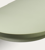 ARELY Set od 2 police od MDF-a sa zelenim lakiranim završnim slojem 35 cm/55 cm