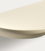 ARELY Set od 2 MDF police s bež lakiranim završetkom 35 cm/55 cm